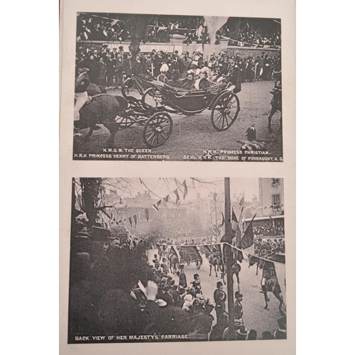 492 - Bristol. Original souvenir booklet of photos of Queen Victoria’s visit 15/11/1899. All taken in Quee... 