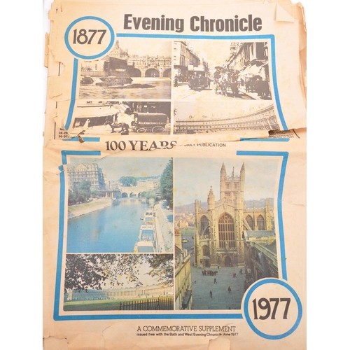 511 - Bath Chronicle - A collection of circa 1977 100th Anniversary of The Bath Chronicle ephemera. The co... 