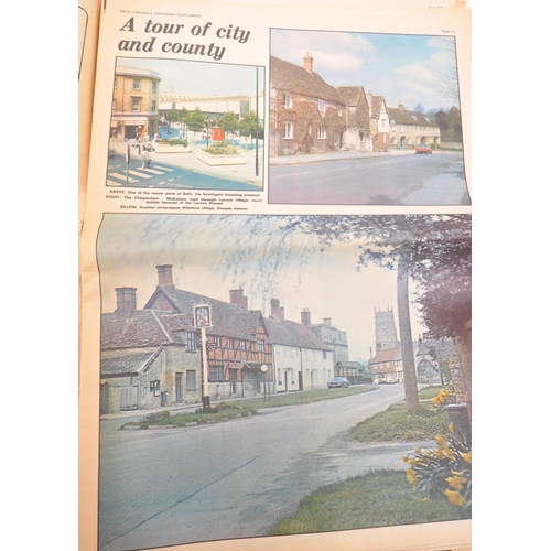 511 - Bath Chronicle - A collection of circa 1977 100th Anniversary of The Bath Chronicle ephemera. The co... 