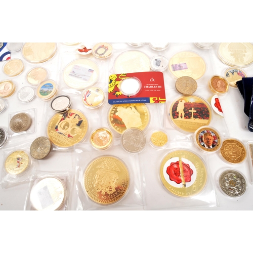 518 - A large collection of British and Overseas Territories commemorative uncirculated coins and tokens. ... 