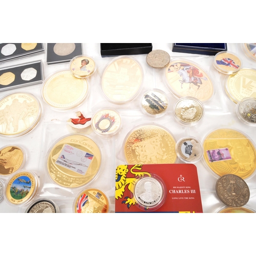 518 - A large collection of British and Overseas Territories commemorative uncirculated coins and tokens. ... 