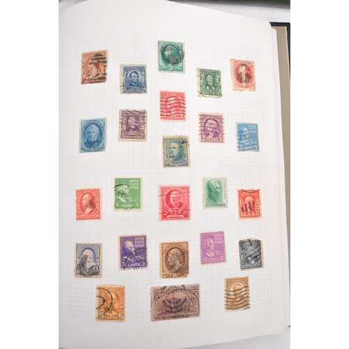 522 - Collection of 19th Victorian and later 20th century British Royal Mail franked postage stamps. Displ... 