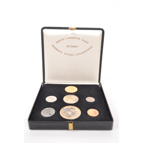 524 - Royal Canadian Mint - A 1967 Canadian centennial proof coin set. The set containing a gold proof 20 ... 