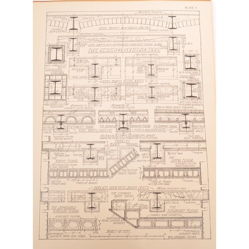 527 - Plates of Building Construction - W. R. Jaggard - A collection of 20th century architectural plates.... 