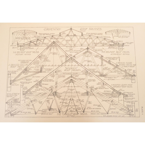 527 - Plates of Building Construction - W. R. Jaggard - A collection of 20th century architectural plates.... 