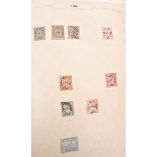 542 - A large collection of 19th and 20th century Egyptian postage stamps. The collection to include both ... 