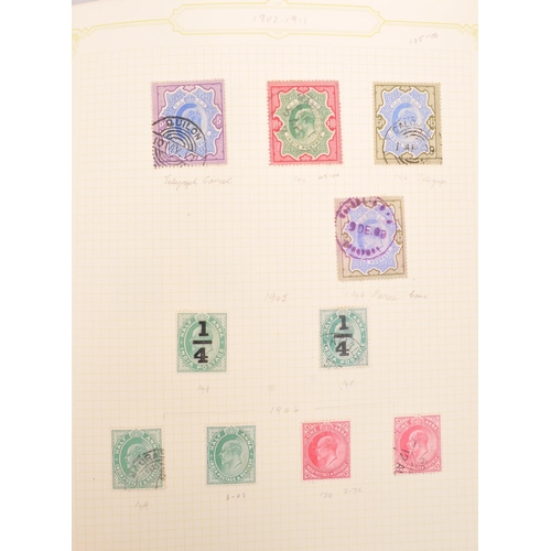 543 - India - A collection of mid 19th century and late British Indian postage stamps. The collection to i... 