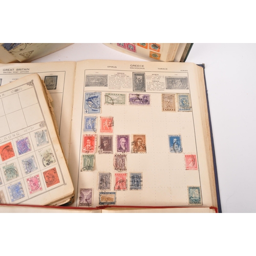 550 - A collection of 20th century and late foreign franked and unfranked stamps, including British first ... 