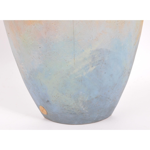 7 - Monte Sirota (active 20th century) - Mid century studio art pottery ceramic vase. In pastel colours ... 