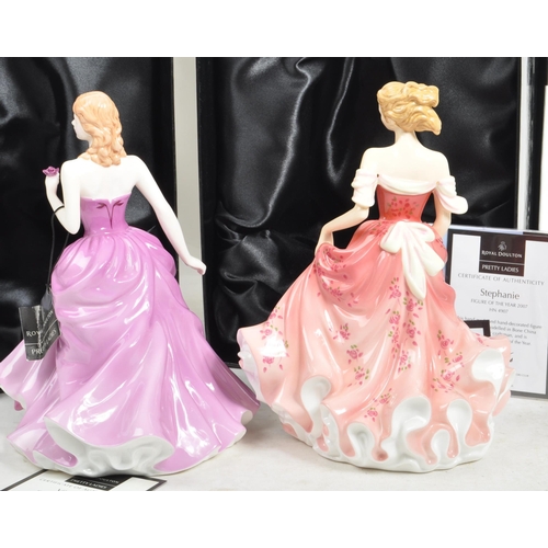 16 - Royal Doulton - Two porcelain china Royal Doulton Pretty Ladies figurines both in original boxes wit... 