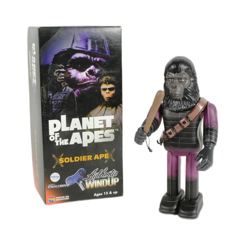 435 - Tinplate Toys - a Japanese, Medicom Toy, Planet of The Apes wind-up robot, featuring the character S... 