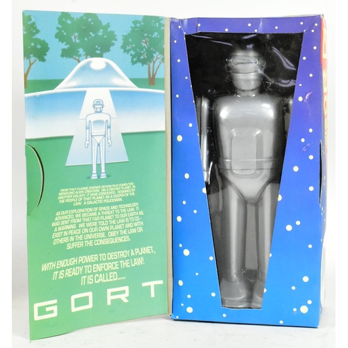 441 - Tinplate Toys - x2 vintage Rocket USA Gort wind-up robots, from the classic film 'The Day The Earth ... 