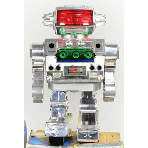 452 - Retro Toys - x3 Japanese SH Horikawa Robots, comprising of; Ranger Robot, Sounding Robot and Silver ... 