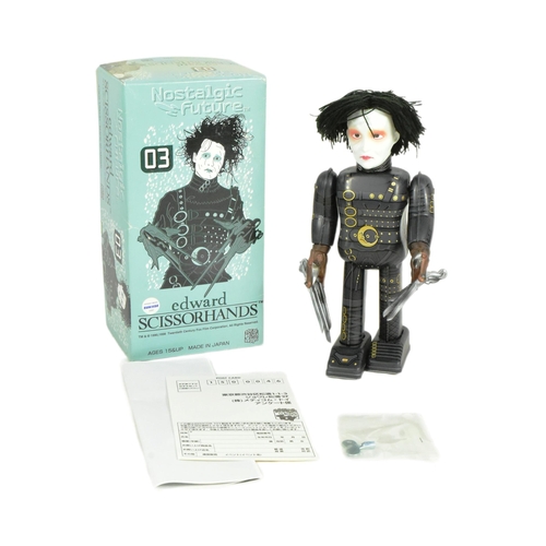 453 - Tinplate Toys - a Japanese 1998 Medicom Toy, Nostalgic Future, Edward Scissorhands wind-up robot. Fe... 