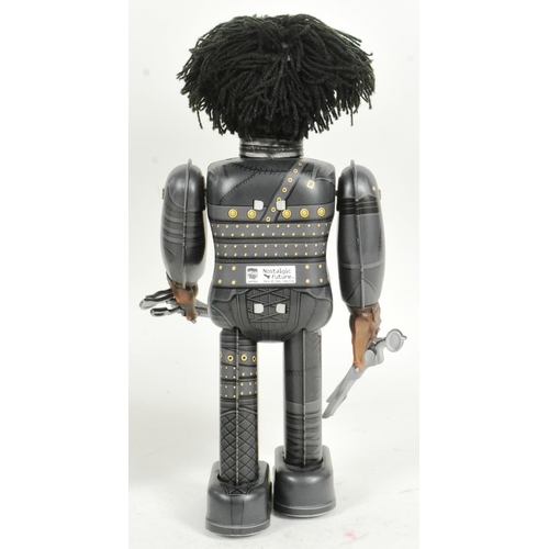 453 - Tinplate Toys - a Japanese 1998 Medicom Toy, Nostalgic Future, Edward Scissorhands wind-up robot. Fe... 