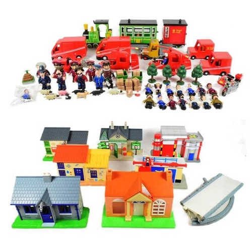 787 - Postman Pat - a collection of Character Options Postman Pat playsets comprising of assorted building... 