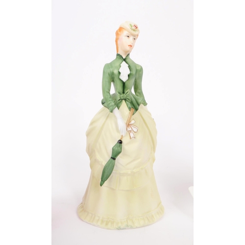 11 - Royal Worcester - A collection of vintage 20th century circa 1970s porcelain painted bisque female f... 