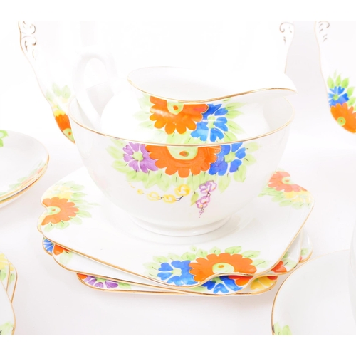 114 - Grafton - x2 20th century Grafton China and Sons tea services, comprising of china porcelain tea cup... 