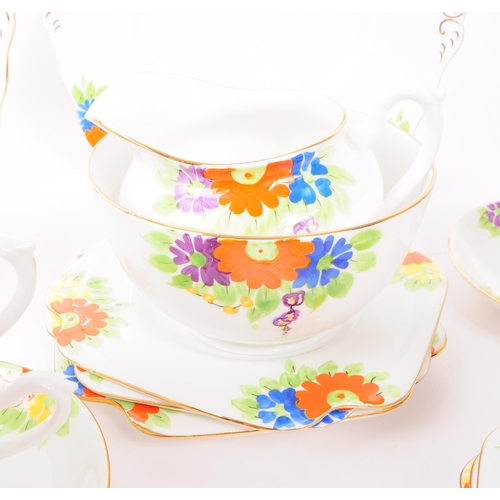 114 - Grafton - x2 20th century Grafton China and Sons tea services, comprising of china porcelain tea cup... 