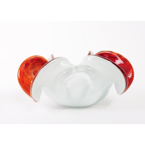 16 - Josef Hospodka for Chribska & Murano - Two vintage mid 20th century studio art glass ornaments /... 