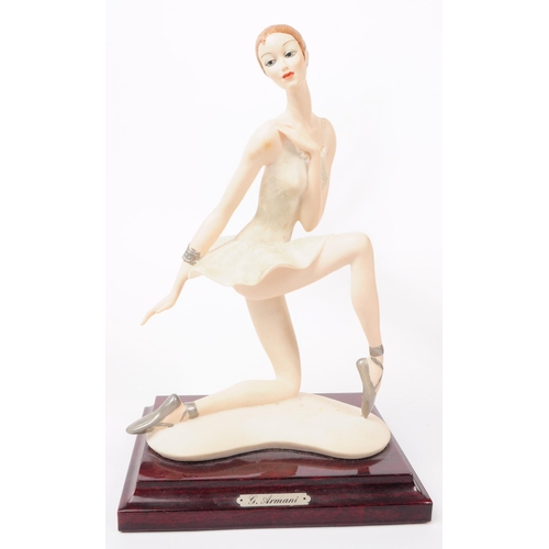 18 - G Armani - Capodimonte - A collection of three vintage 20th century porcelain bisque figurines. Incl... 