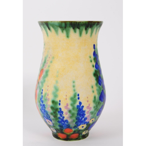 32 - Crown Devon - An early 20th century circa 1930s Crown Devon S Fieldings ceramic vase. The vase of bu... 