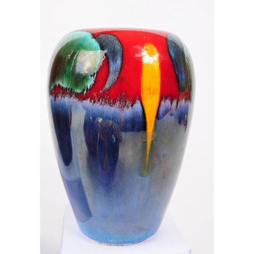 47 - Poole Pottery - A collection of retro 20th century ceramic studio art pottery vases. Most are in the... 