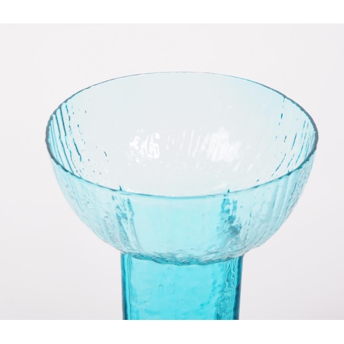 54 - Alsterbro - Swedish mid century studio art glass circa 1960s Scandinavian vase. Having bowl top into... 