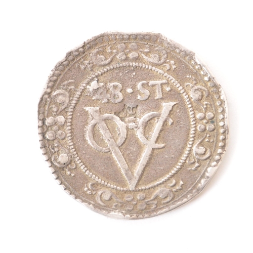 549 - Dutch East India Company - 1646 Dutch Batavia Crown 48 Stuivers silver coin. The coin having 48 ST V... 