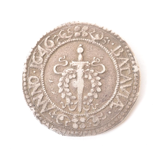 549 - Dutch East India Company - 1646 Dutch Batavia Crown 48 Stuivers silver coin. The coin having 48 ST V... 