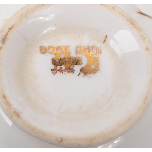 59 - New Chelsea - A vintage mid 20th century New Chelsea bone china part tea service, alongside another ... 