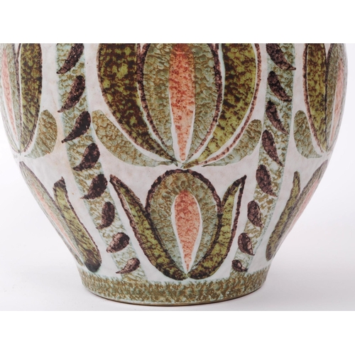 6 - Denby - Glyn Colledge - A mid 20th century Glyn Colledge for Denby ceramic vase. The vase having a b... 