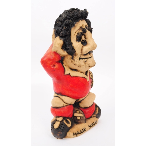 88 - John Hughes - Grogg Caricatures - A hand painted pottery grogg caricature rugby palyers figure Maule... 