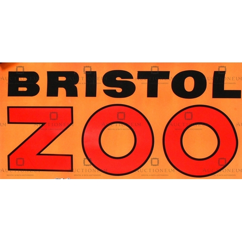 1 - Former Bristol Zoo Gardens - an original c1960s (believed circa 1965/66) advertising poster for 'Bri... 