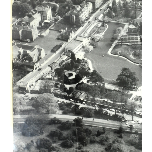 124 - Former Bristol Zoo Gardens - a c1950s black and white aerial view of Bristol Zoo Gardens and surroun... 