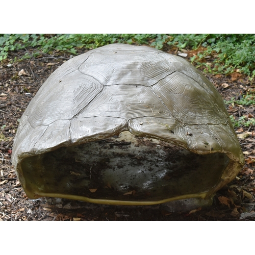 155 - Former Bristol Zoo Gardens - the original large scale Tortoise Shell, originally situated alongside ... 