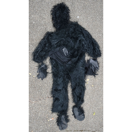 161 - Former Bristol Zoo Gardens - an original promotional life-size Gorilla costume for an adult. Compris... 