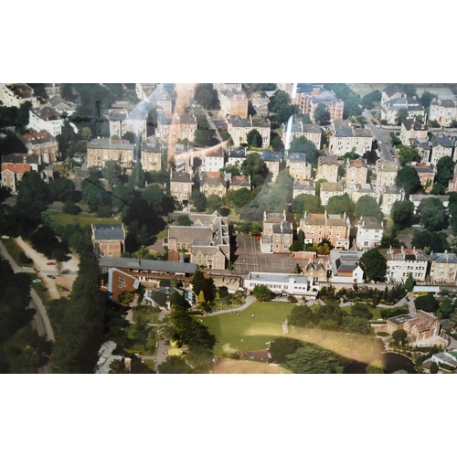 188 - Former Bristol Zoo Gardens - a large format aerial view photograph of Bristol Zoo Gardens late 1980s... 