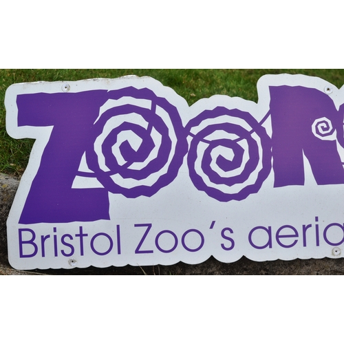 230 - Former Bristol Zoo Gardens - the original Zooropia attraction sign from the well-loved playground / ... 