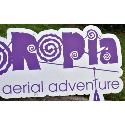 230 - Former Bristol Zoo Gardens - the original Zooropia attraction sign from the well-loved playground / ... 