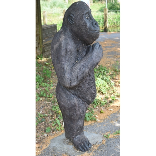 281 - Former Bristol Zoo Gardens - the original 'Half Gorilla' sculpture, originally situated near the mai... 