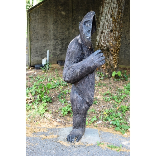 281 - Former Bristol Zoo Gardens - the original 'Half Gorilla' sculpture, originally situated near the mai... 