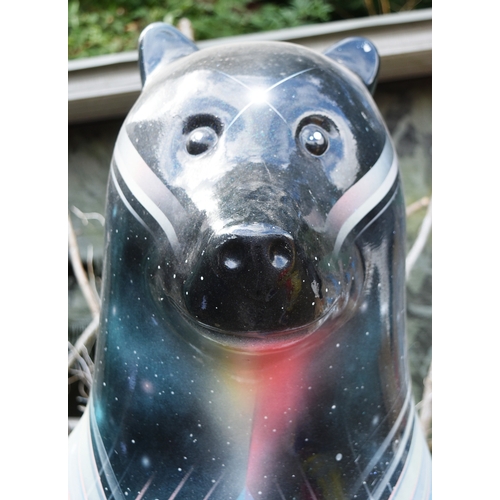 290 - Bristol Zoo Project - The Big Bear Sculpture Trail (2019)  - one of the original twenty Bristol Big ... 