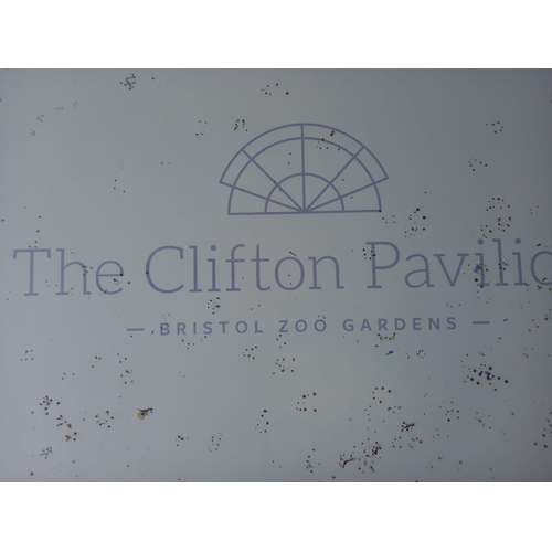 293 - Former Bristol Zoo Gardens - the original sign from The Clifton Pavilion main entrance on College Ro... 