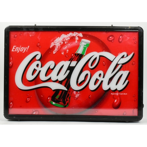 49 - Former Bristol Zoo Gardens - an original Coca Cola point of sale advertising display lightbox from t... 