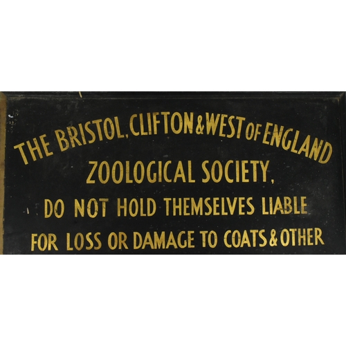 70 - Former Bristol Zoo Gardens - an original early 20th century c1910s / 1920s 'The Bristol, Clifton & W... 