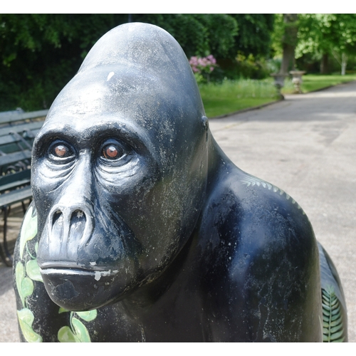 75 - Former Bristol Zoo Gardens - WOW! Gorillas - (2011 Art Trail) - Rafiki (No.62) - an original full sc... 