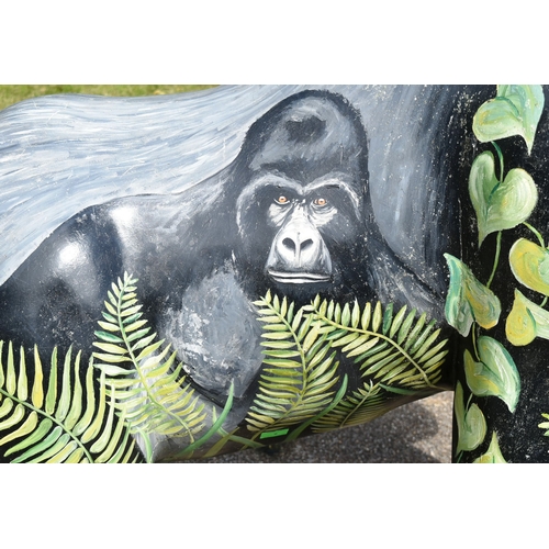 75 - Former Bristol Zoo Gardens - WOW! Gorillas - (2011 Art Trail) - Rafiki (No.62) - an original full sc... 