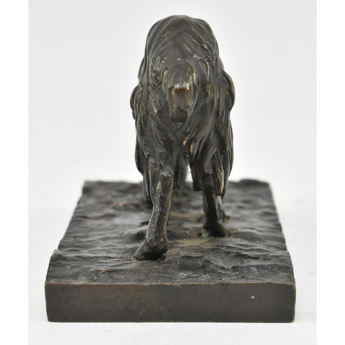 179 - Antoine Louis Barye - a 19th century French bronze paperweight figure of a mountain goat. The goat f... 