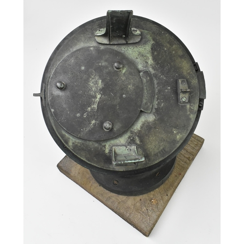 25 - Pilkington & Gibbs Ltd, Preston - an early 20th century brass heliochronometer sundial, believed... 